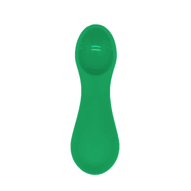 Marcus & Marcus- Palm Grasp Self Feeding Spoon Ollie the Elephant green-1875027508563415040
