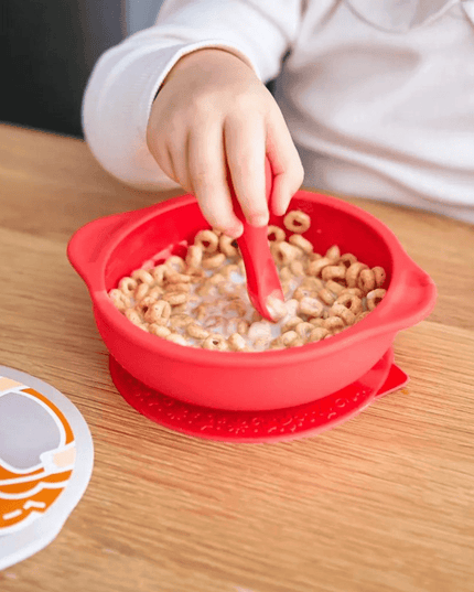 Marcus & Marcus- Palm Grasp Self Feeding Spoon Willo the Whale-Purple-1875027522161348609