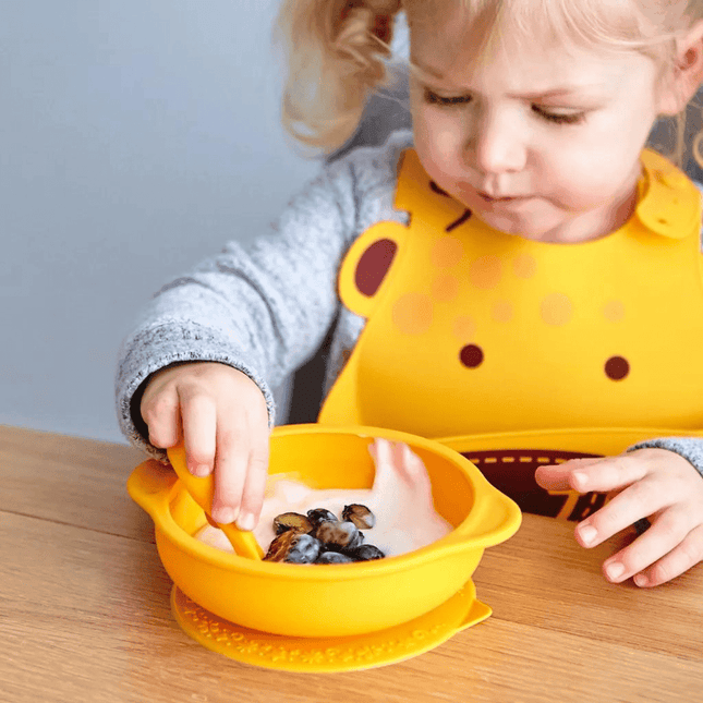 Marcus & Marcus- Palm Grasp Self Feeding Spoon Willo the Whale-Purple-1875027522161348610