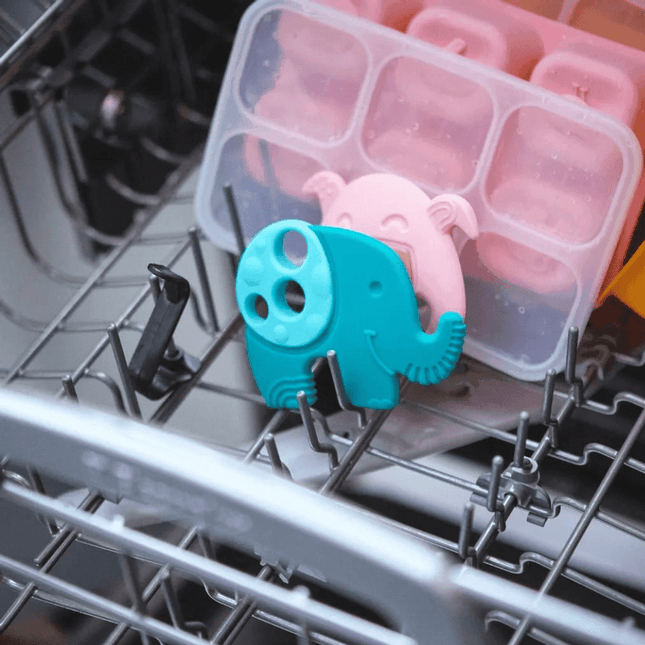 Marcus & Marcus- Sensory Silicone Teether Pocky the Pig-Pink-1875027517371453444