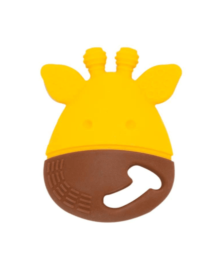 Marcus & Marcus- Sensory Silicone Teether Lola the Giraffe-Yellow-1875027415818964992
