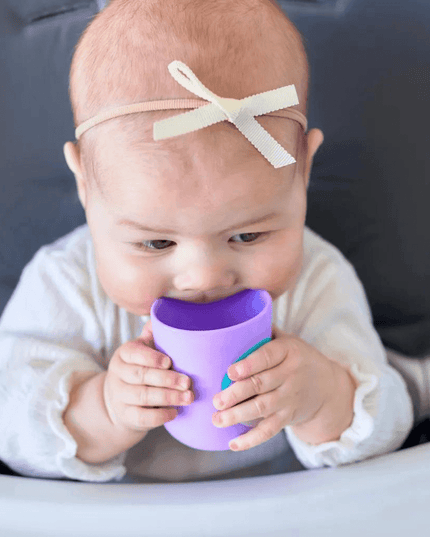 Marcus & Marcus - Silicone Baby Training Cup (4oz) Pocky the Pig-Pink-1875027511742697473