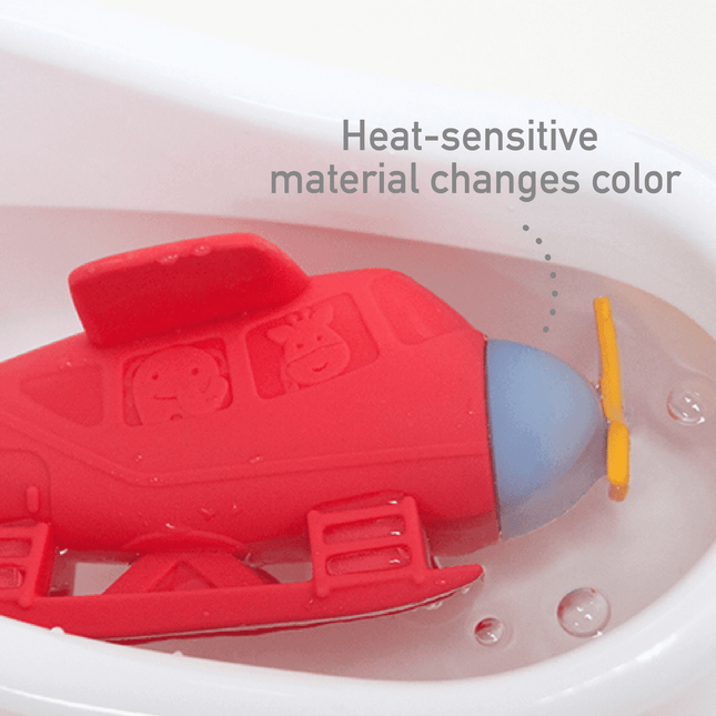 Marcus & Marcus - Silicone Bath Toy Plane-1875027445976010756