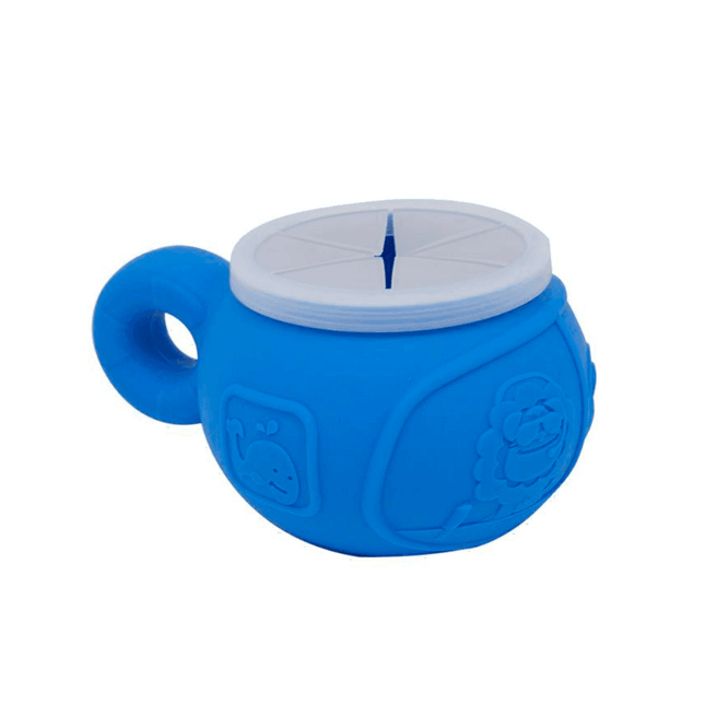 Marcus & Marcus-Snack Bowl Lucas the Hippo- Blue-1875027516503232512