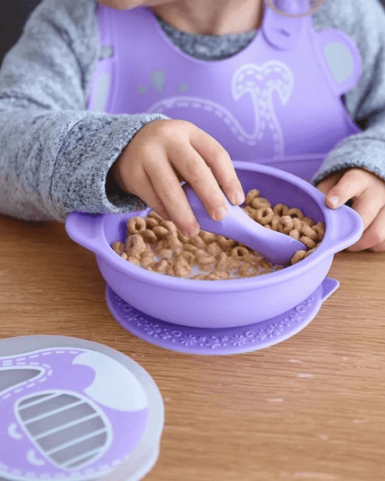 Marcus & Marcus - Sunction Bowl with Lid Willo the Whale-Purple-1875027468746887173