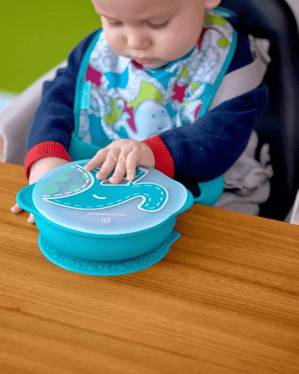 Marcus & Marcus - Sunction Bowl with Lid Willo the Whale-Purple-1875027468746887174