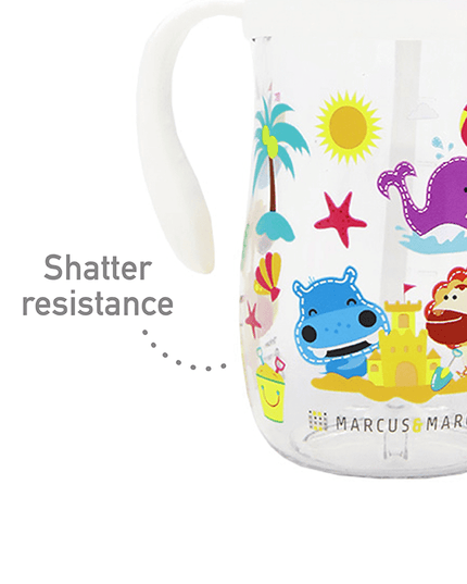 Marcus & Marcus-Tritan Straw Drink Bottle Willo the Whale-Purple-1875027476468600833