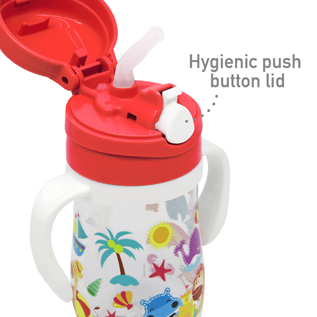 Marcus & Marcus-Tritan Straw Drink Bottle Willo the Whale-Purple-1875027476468600834