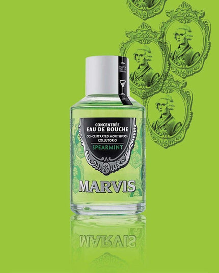 Marvis Spearmint Concentrated Mouthwash 120ml-1875027476640567298