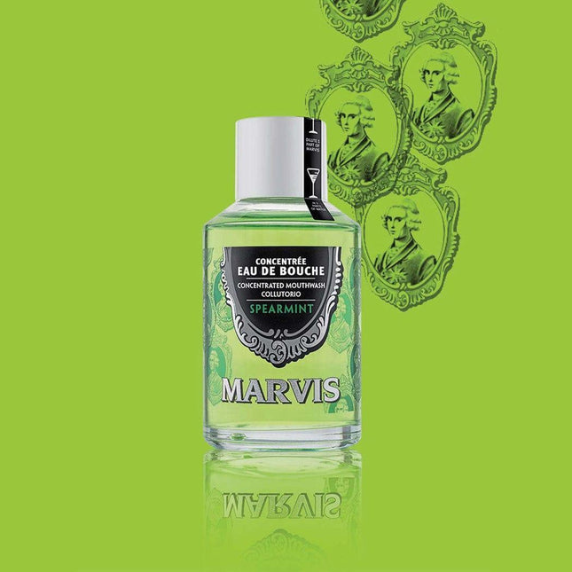 Marvis Spearmint Concentrated Mouthwash 120ml-1875027476640567298