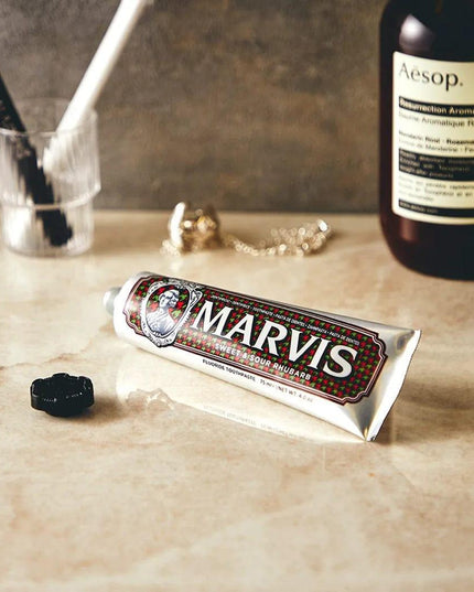 Marvis Sweet & Sour Rhubarb Toothpaste 75ml-1875027526166908929