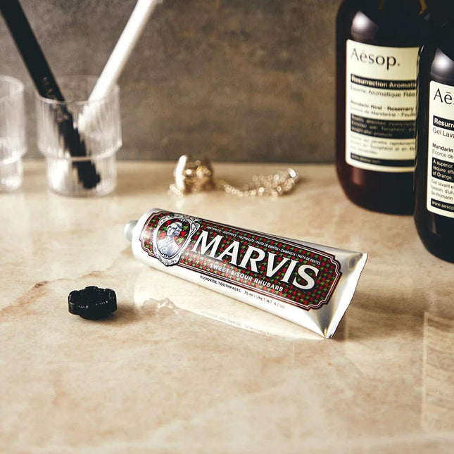 Marvis Sweet & Sour Rhubarb Toothpaste 75ml-1875027526166908929