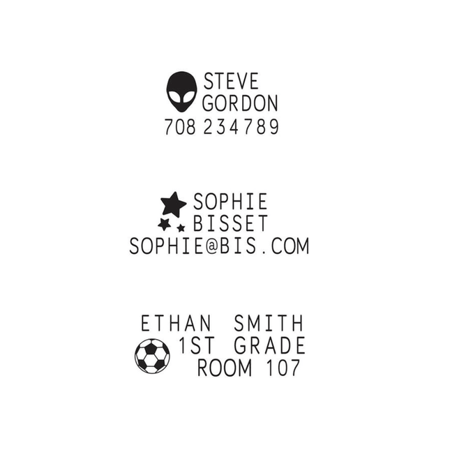 Mine Stamp Custom Name Stamp Ink Refill-1875027507430952961