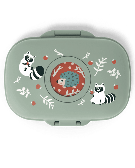 Monbento Gram Snack Box-Green Raccoon Green Raccoon-1875027483041075201