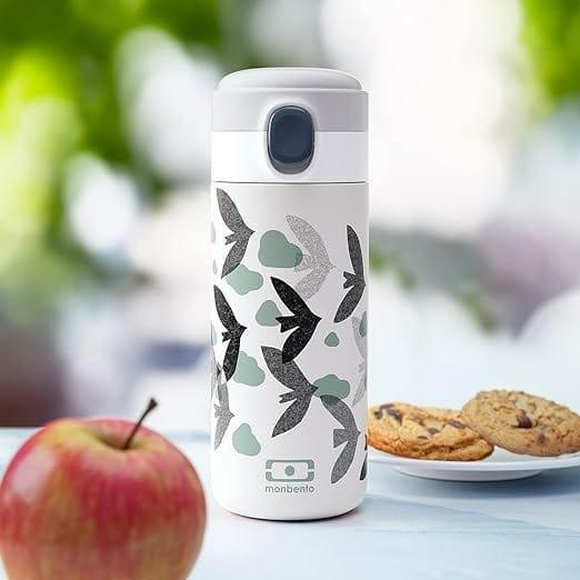 Monbento MB Pop Graphic 360ML Insulated bottle - Birds Birds-1875027409766584323