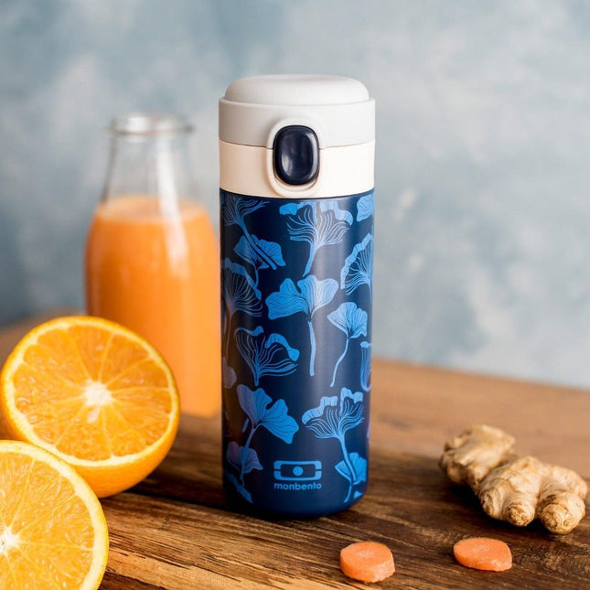 Monbento MB Pop Graphic 360ML Insulated bottle - Ginkgo Ginkgo-1875027409623977988