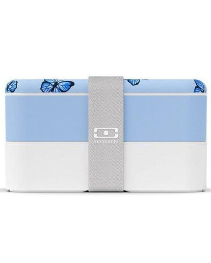 Monbento Original Graphic 1L Lunch Bento Box- Blue Butterfly Blue Butterfly-1875027407396802563
