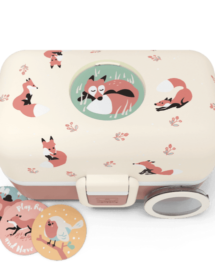 Monbento Tresor Graphic Kids's Bento Box- Cinnamon Fox Cinnamon Fox-1875027410882269185