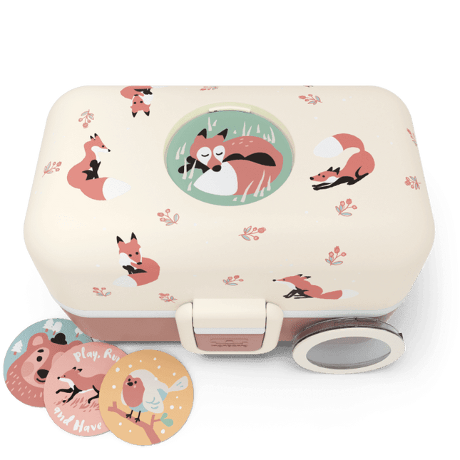 Monbento Tresor Graphic Kids's Bento Box- Cinnamon Fox Cinnamon Fox-1875027410882269185