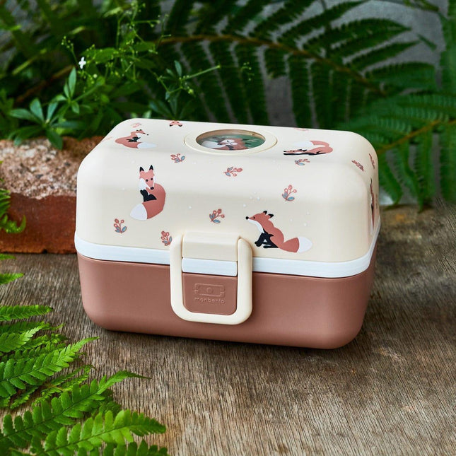 Monbento Tresor Graphic Kids's Bento Box- Cinnamon Fox Cinnamon Fox-1875027410882269190