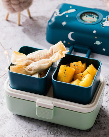 Monbento Tresor Graphic Kids's Bento Box- Cosmic Blue Cosmic Blue-1875027410601250821