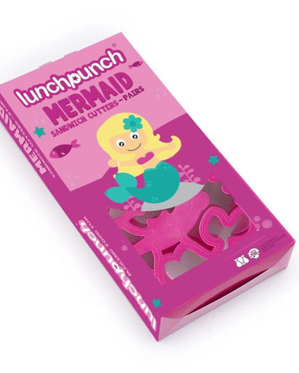 MONTII.CO Lunch Punch Sandwich Cutters | Mermaid-1875027510727675905