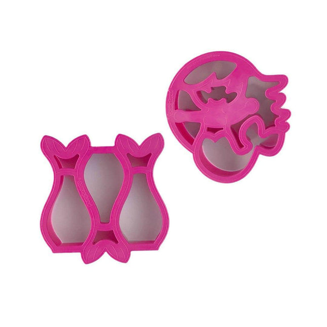 MONTII.CO Lunch Punch Sandwich Cutters | Mermaid-1875027510727675908