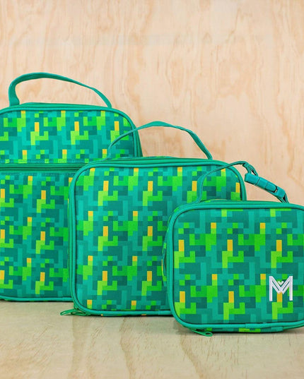 MONTII.CO Medium Insulated Lunch Bag - Pixels-1875027455346085890
