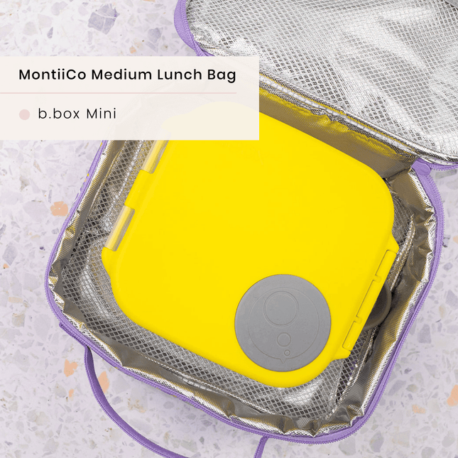 MONTII.CO Medium Insulated Lunch Bag - Pixels-1875027455346085894