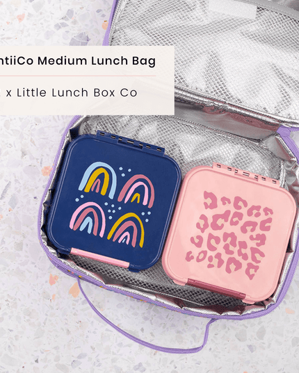MONTII.CO Medium Insulated Lunch Bag - Pixels-1875027455346085895