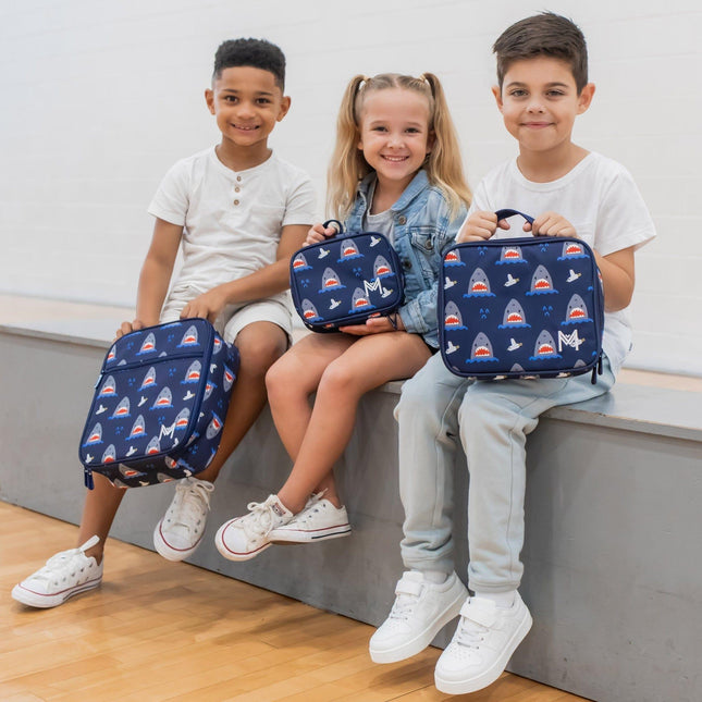 MONTII.CO Medium Insulated Lunch Bag - Sharks-1875027455488692225