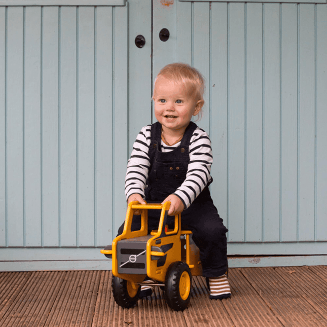 Moover Volvo Ride- On Truck- Yellow-1875027386744049668