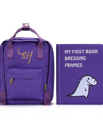 My First Book 2 | Busy Book | Dressing Frames Purple-1875027384168747017