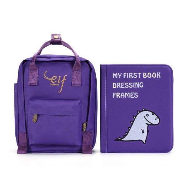 My First Book 2 | Busy Book | Dressing Frames Purple-1875027384168747017