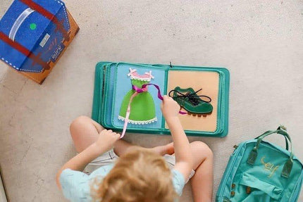 My First Book 2 | Busy Book | Dressing Frames Purple-1875027384168747013