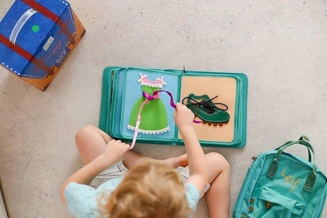 My First Book 2 | Busy Book | Dressing Frames Purple-1875027384168747013