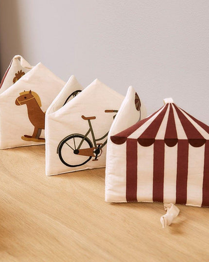 Nuuroo Kit Organic Fabric Book Creme Circus-1875027409904996353