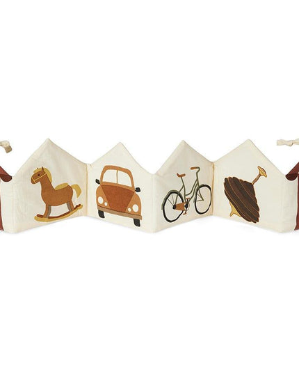 Nuuroo Kit Organic Fabric Book Creme Circus-1875027409904996357