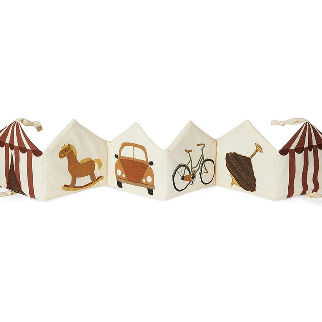 Nuuroo Kit Organic Fabric Book Creme Circus-1875027409904996357