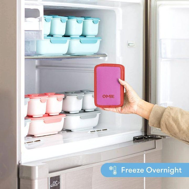 Omiebox OMIECHILL Freezable Yoghurt Pouch Pink-1875027518537469957