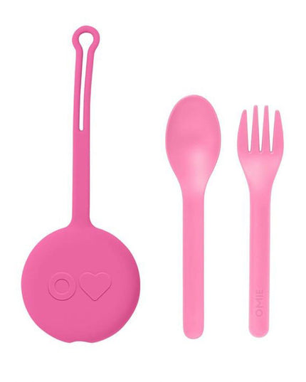 Omiebox Omiepod 3 PCE Cutlery Set Mint Green-1875027550728753152