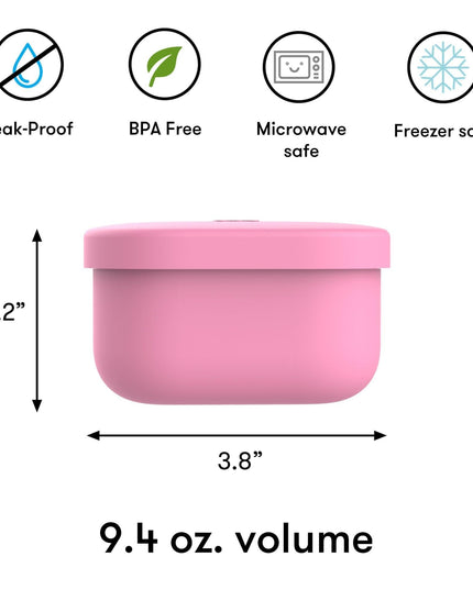 Omiebox Omiesnack Silicone Container 280ML Green-1875027426304724996