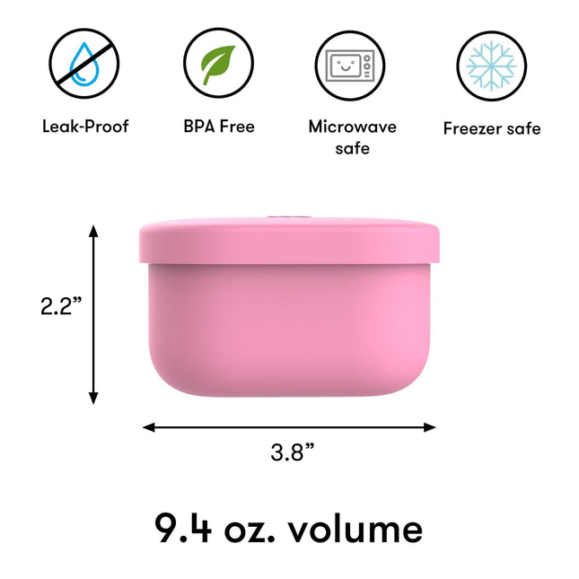 Omiebox Omiesnack Silicone Container 280ML Green-1875027426304724996