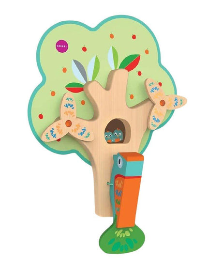 Oribel VertiPlay Wall Toy: Busy Woodpecker knocker-1875027552716853248