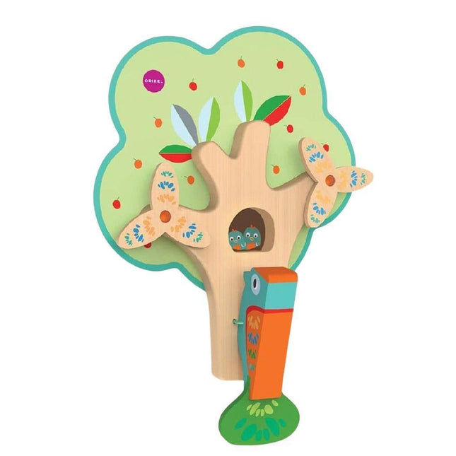 Oribel VertiPlay Wall Toy: Busy Woodpecker knocker-1875027552716853248