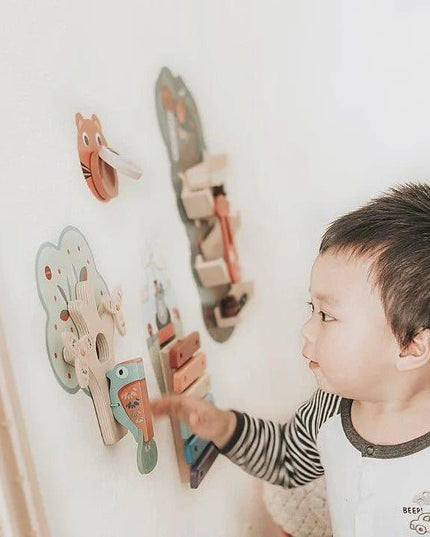 Oribel VertiPlay Wall Toy: Busy Woodpecker knocker-1875027552716853249