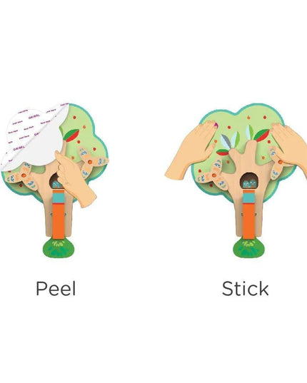 Oribel VertiPlay Wall Toy: Busy Woodpecker knocker-1875027552716853251