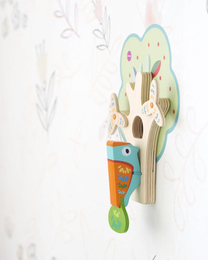 Oribel VertiPlay Wall Toy: Busy Woodpecker knocker-1875027552716853253