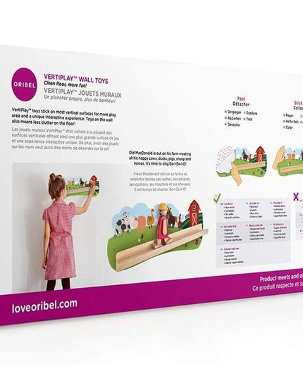 Oribel VertiPlay Wall Toy: Old Macdonald-1875027475965284359