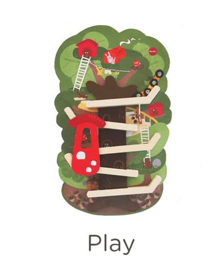 Oribel Vertiplay Wall Toy: Tree Top Adventure-1875027475440996353